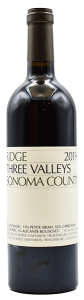 2019 Ridge Vineyards Three Valleys Sonoma County Zinfandel