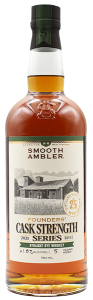 Smooth Ambler 5 Year Old Founders' Cask Strength Series Batch #1123.6 Limited Edition West Virginia Straight Rye Whiskey