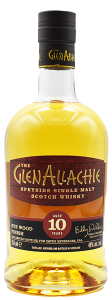 GlenAllachie 10 Year Old Rye Wood Finish Speyside Single Malt Scotch Whisky