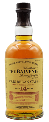 Balvenie 14 Year Old Caribbean Rum Cask Single Malt Scotch Whisky
